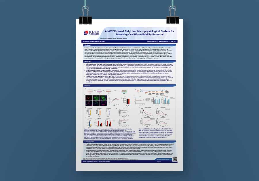 cnb1701 a hisiec based gut liver mps pharmaron poster mock v1 | Oral Bioavailability